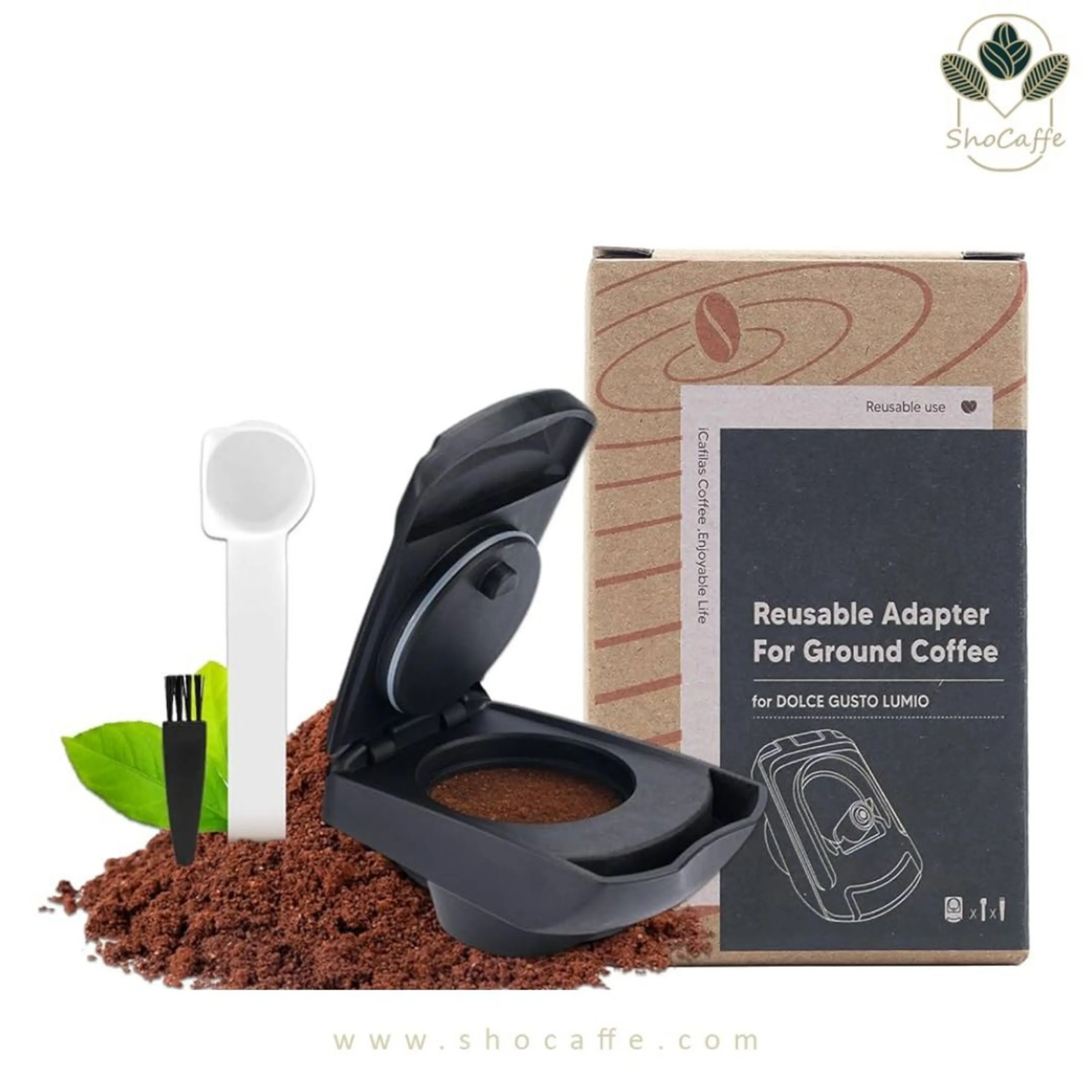 کپسول قابل شارژ دولچه گوستو Reusable and Adapter for Lumio DG325 کپسول قابل شارژ دولچه گوستو Reusable and Adapter for Lumio DG325